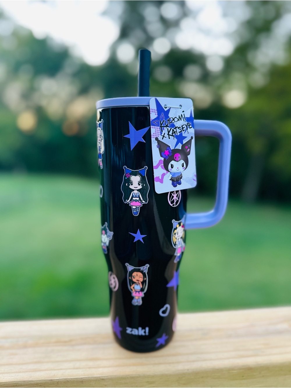 Katseye x  Kuromi Sanrio 30oz Spill Proof Tumbler Cup Limited Edition - NEW